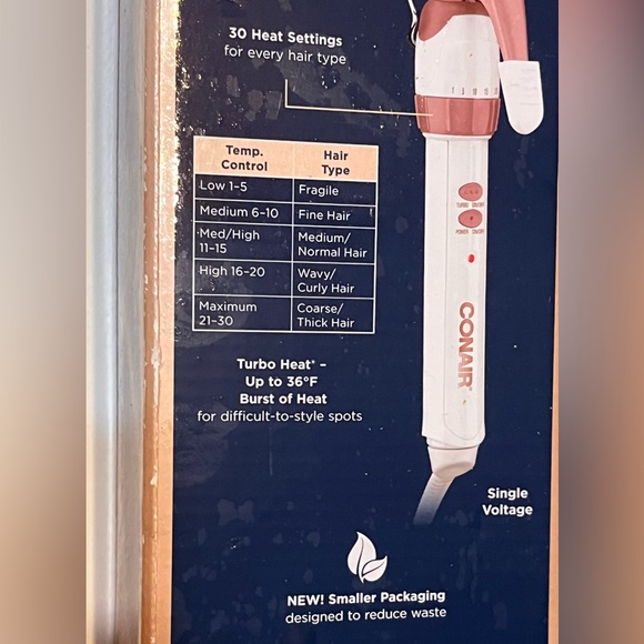 Conair double ceramic like new hair waver with multiple heat settings easy waves - Picture 2 of 10